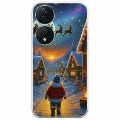 Santa Over The Village Honor 90 Smart 5G Flexible TPU (Διάφανη Σιλικόνη)