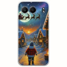 Santa Over The Village OnePlus Nord 4 5G Flexible TPU (Διάφανη Σιλικόνη)