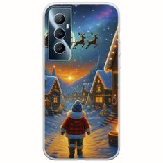Santa Over The Village Realme C65 4G Flexible TPU (Διάφανη Σιλικόνη)