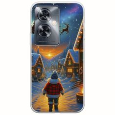 Santa Over The Village OnePlus Nord N30 SE 5G Flexible TPU (Διάφανη Σιλικόνη)