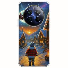 Santa Over The Village Realme 12+ 5G Flexible TPU (Διάφανη Σιλικόνη)
