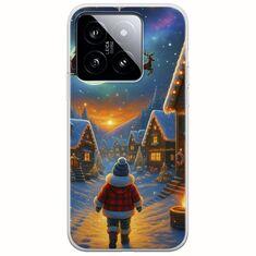Santa Over The Village Xiaomi 14T 5G Flexible TPU (Διάφανη Σιλικόνη)