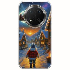 Santa Over The Village Honor Magic 7 Lite 5G Flexible TPU (Διάφανη Σιλικόνη)