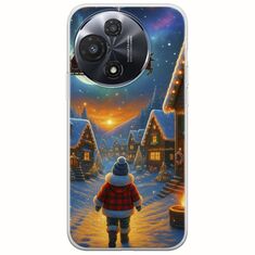 Santa Over The Village TCL 60R 5G Flexible TPU (Διάφανη Σιλικόνη)