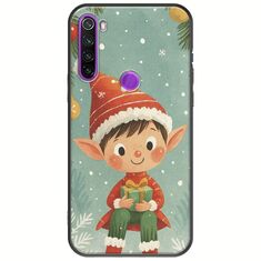 Smiling Elf Present Xiaomi Redmi Note 8 Black TPU (Μαύρη Σιλικόνη)