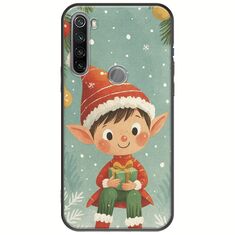 Smiling Elf Present Xiaomi Redmi Note 8T Black TPU (Μαύρη Σιλικόνη)