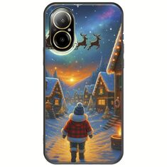 Santa Over The Village Realme C67 4G Black TPU (Μαύρη Σιλικόνη)