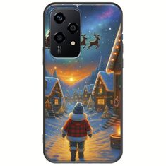 Santa Over The Village Honor 200 Lite 5G Black TPU (Μαύρη Σιλικόνη)