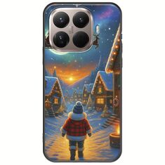 Santa Over The Village Xiaomi 15T Pro 5G Black TPU (Μαύρη Σιλικόνη)