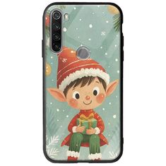 Smiling Elf Present Xiaomi Redmi Note 8T Groove TPU (Tempered Glass και TPU)