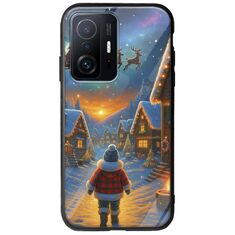 Santa Over The Village Xiaomi 11T / 11T Pro Groove TPU (Tempered Glass και TPU)