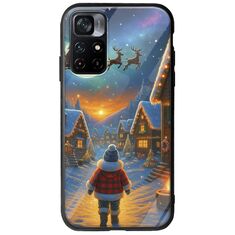 Santa Over The Village Xiaomi Poco M4 Pro 5G Groove TPU (Tempered Glass και TPU)