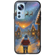 Santa Over The Village Xiaomi 12 / 12X Groove TPU (Tempered Glass και TPU)