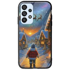 Santa Over The Village Samsung Galaxy A53 5G Groove TPU (Tempered Glass και TPU)