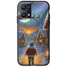 Santa Over The Village Realme 9 4G Groove TPU (Tempered Glass και TPU)