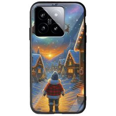 Santa Over The Village Xiaomi 14T 5G Groove TPU (Tempered Glass και TPU)