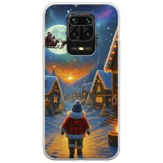 Santa Over The Village Xiaomi Redmi Note 9S / 9 Pro / 9 Pro Max Flexible TPU (Διάφανη Σιλικόνη)