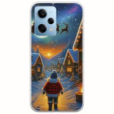 Santa Over The Village Xiaomi Redmi Note 12 4G Flexible TPU (Διάφανη Σιλικόνη)