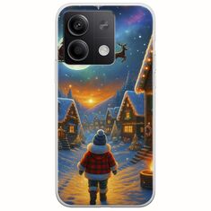Santa Over The Village Xiaomi Redmi Note 13 Pro 5G Flexible TPU (Διάφανη Σιλικόνη)