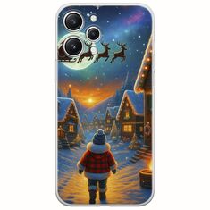Santa Over The Village Xiaomi Redmi 12 5G Flexible TPU (Διάφανη Σιλικόνη)