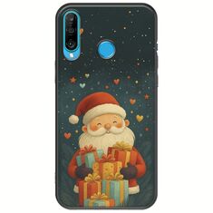 North Pole Gifts Huawei P30 Lite Black TPU (Μαύρη Σιλικόνη)