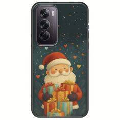 North Pole Gifts Oppo Reno 12 5G Black TPU (Μαύρη Σιλικόνη)
