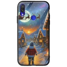 Santa Over The Village Xiaomi Redmi Note 7 Groove TPU (Tempered Glass και TPU)