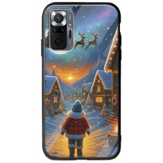Santa Over The Village Xiaomi Redmi Note 10 Pro / 10 Pro Max Groove TPU (Tempered Glass και TPU)
