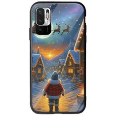 Santa Over The Village Xiaomi Redmi Note 10 5G Groove TPU (Tempered Glass και TPU)
