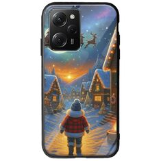 Santa Over The Village Xiaomi Poco X5 Pro 5G Groove TPU (Tempered Glass και TPU)