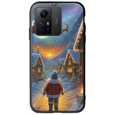 Santa Over The Village Xiaomi Redmi Note 12S Groove TPU (Tempered Glass και TPU)