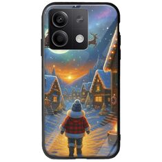 Santa Over The Village Xiaomi Redmi Note 13 5G Groove TPU (Tempered Glass και TPU)