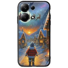 Santa Over The Village Xiaomi Redmi Note 13 4G Groove TPU (Tempered Glass και TPU)