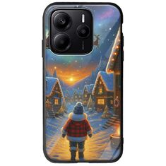 Santa Over The Village Xiaomi Redmi Note 14 5G Groove TPU (Tempered Glass και TPU)