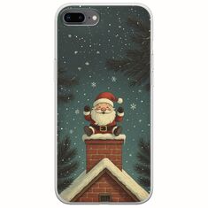 Chimney Santa iPhone 7 Plus Flexible TPU (Διάφανη Σιλικόνη)