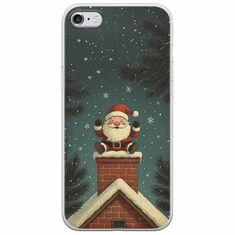 Chimney Santa iPhone 6/6s Flexible TPU (Διάφανη Σιλικόνη)