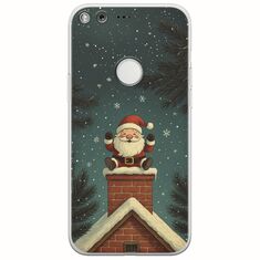 Chimney Santa Google Pixel Flexible TPU (Διάφανη Σιλικόνη)