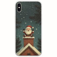 Chimney Santa iPhone XS Max Flexible TPU (Διάφανη Σιλικόνη)