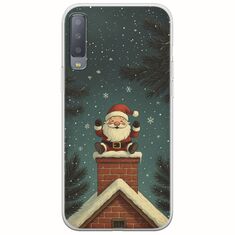 Chimney Santa Samsung Galaxy A7 2018 Flexible TPU (Διάφανη Σιλικόνη)
