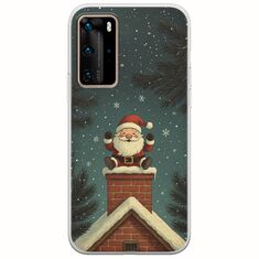 Chimney Santa Huawei P40 Pro Flexible TPU (Διάφανη Σιλικόνη)