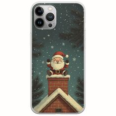Chimney Santa iPhone 12 Pro Max Flexible TPU (Διάφανη Σιλικόνη)