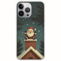 Chimney Santa iPhone 13 Pro Max Flexible TPU (Διάφανη Σιλικόνη)