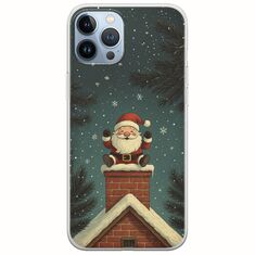 Chimney Santa iPhone 12 Pro Flexible TPU (Διάφανη Σιλικόνη)