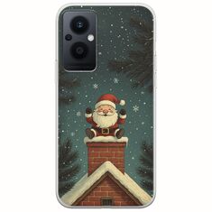 Chimney Santa Oppo Reno 8 Lite Flexible TPU (Διάφανη Σιλικόνη)