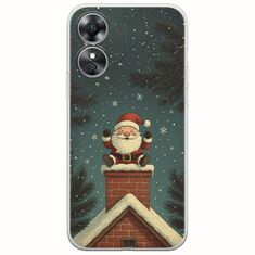 Chimney Santa Oppo A17 Flexible TPU (Διάφανη Σιλικόνη)