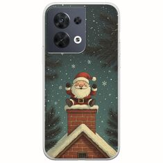 Chimney Santa Oppo Reno 8 5G Flexible TPU (Διάφανη Σιλικόνη)