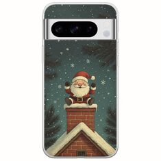 Chimney Santa Google Pixel 8 Pro 5G Flexible TPU (Διάφανη Σιλικόνη)