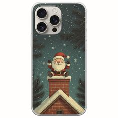 Chimney Santa iPhone 16 Pro Flexible TPU (Διάφανη Σιλικόνη)