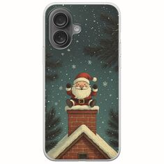 Chimney Santa iPhone 16 Plus Flexible TPU (Διάφανη Σιλικόνη)
