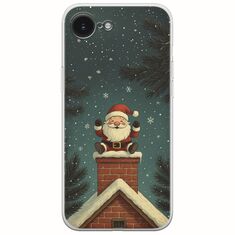 Chimney Santa iPhone 16e Flexible TPU (Διάφανη Σιλικόνη)